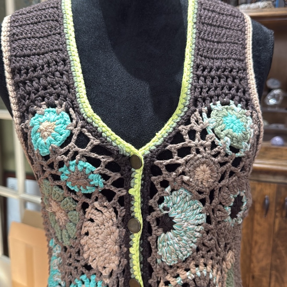 Free People sweater vest Bo Ho style - Picture 2 of 4